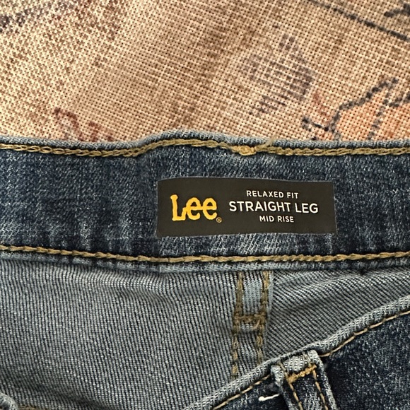 Lee Dark Blue Straight Leg Women's Jeans size 8 - Picture 2 of 3